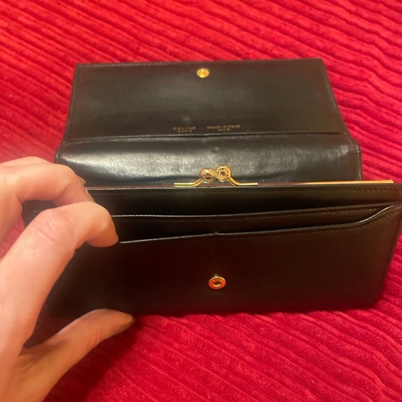 CELINE Blason Triomphe Long Wallet - Picture 12 of 12